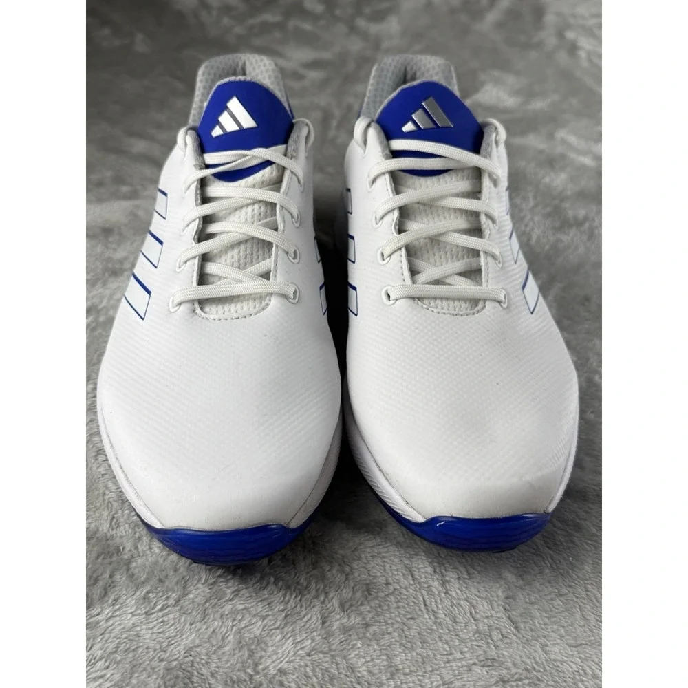 Adidas ZG23 Men's‎ Golf Shoes Size 13 White/Blue | Lightstrike | Waterproof